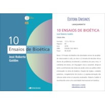 10 ENSAIOS DE BIOÉTICA