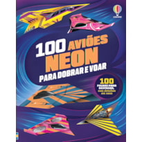 100 AVIÕES NEON PARA DOBRAR E VOAR