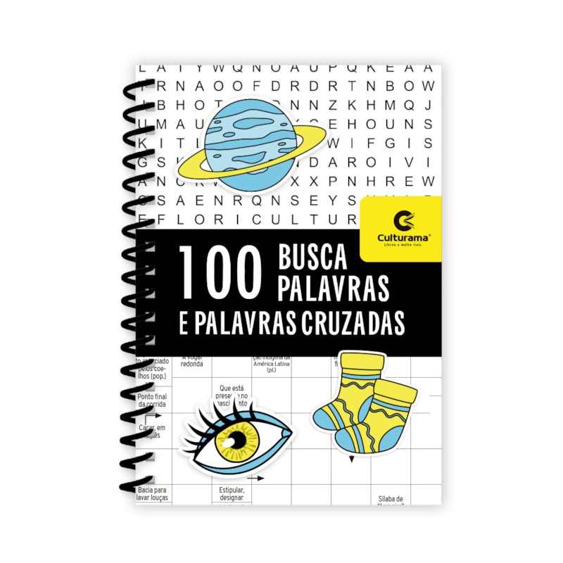 100 BUSCA PALAVRAS E PALAVRAS CRUZADAS - VOLUME 1, COM JOGOS INÉDITOS