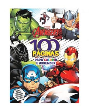 100 PÁGINAS PARA COLORIR - MARVEL AVENGERS
