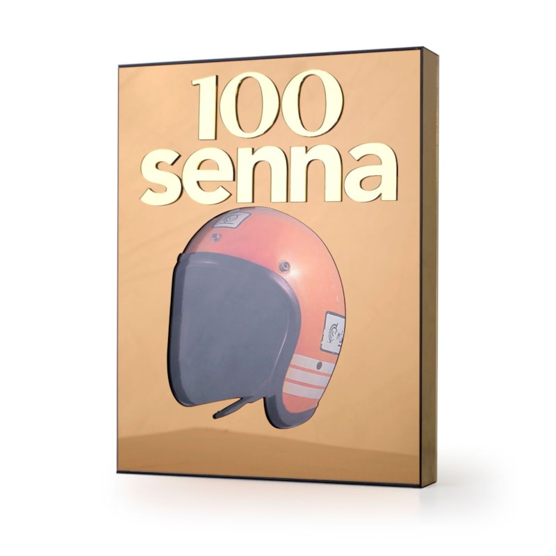 100 SENNA - EDIÇÃO DE LUXO: CAPA CAPACETE