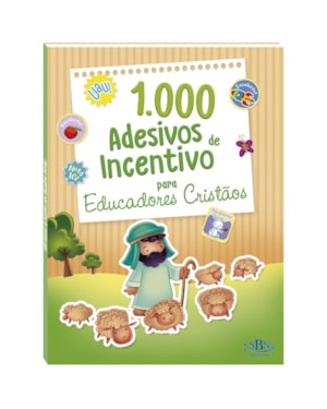 1000 ADESIVOS DE INCENTIVO P/ EDUC. CRISTÃOS