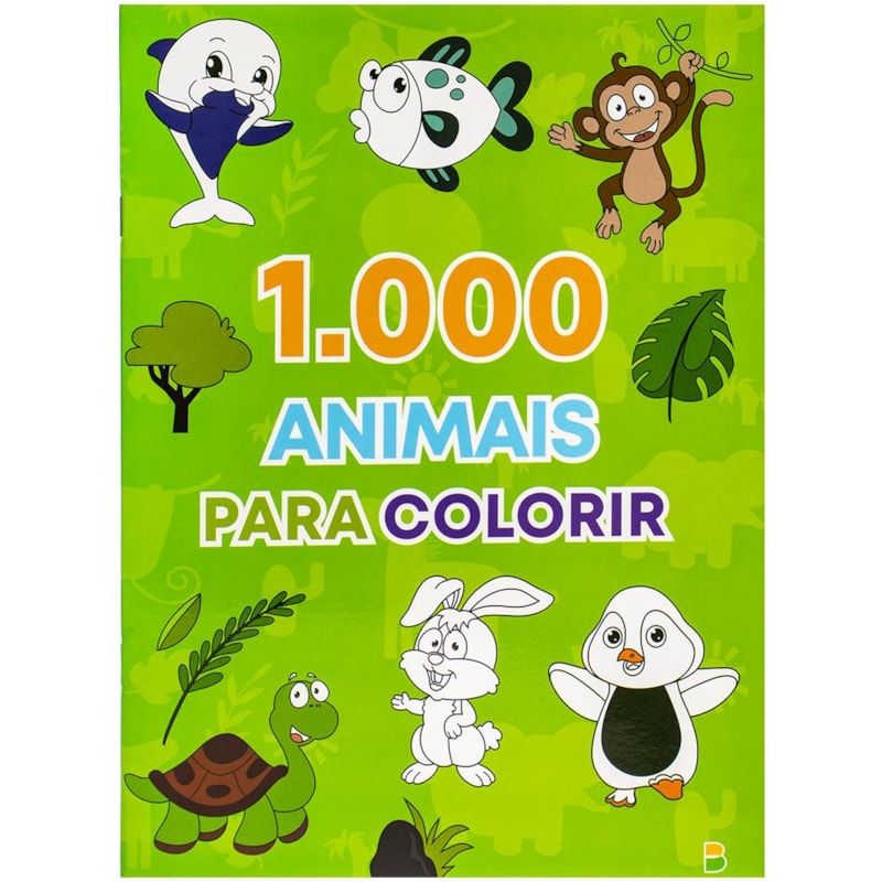 1000 ANIMAIS PARA COLORIR