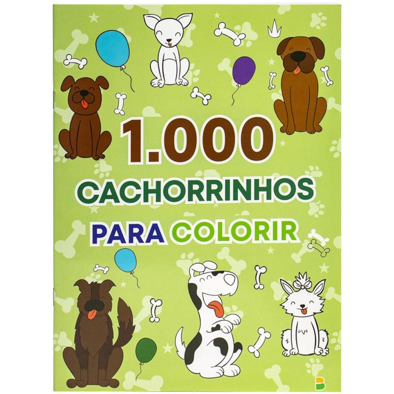 1000 CACHORRINHOS PARA COLORIR