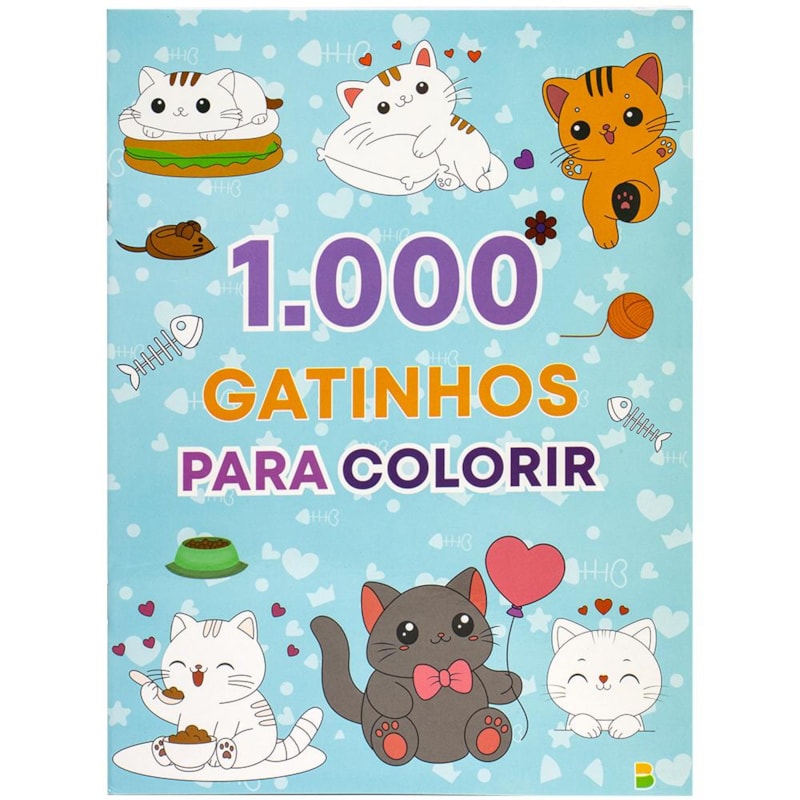 1000 GATINHOS PARA COLORIR