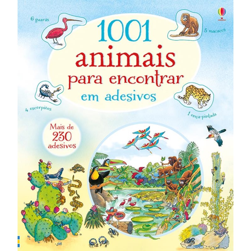 1001 ANIMAIS PARA ENCONTRAR EM ADESIVOS