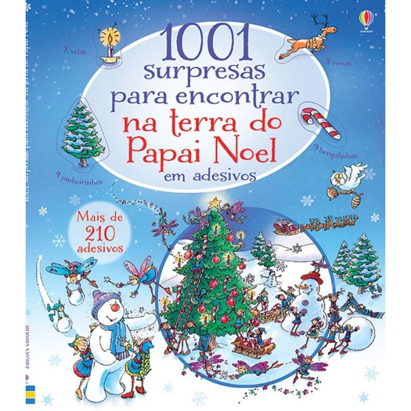 1001 SURPRESAS PARA ENCONTRAR NA TERRA DO PAPAI NOEL EM ADESIVOS