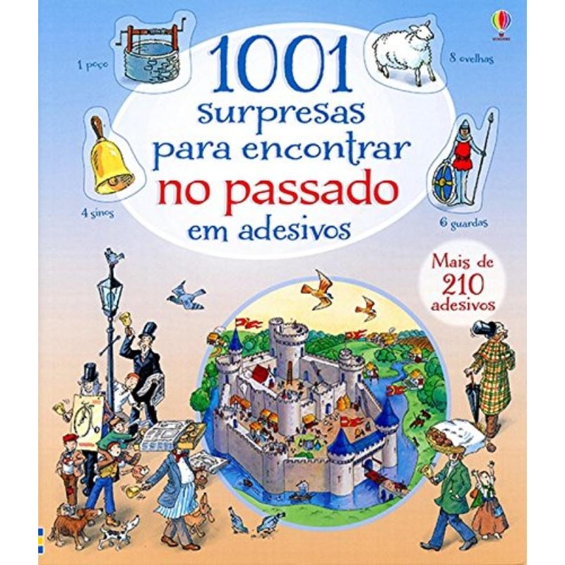 1001 SURPRESAS PARA ENCONTRAR NO PASSADO EM ADESIVOS