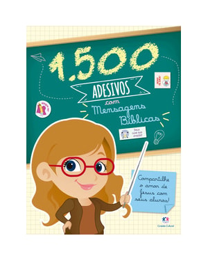 1500 adesivos com mensagens bíblicas