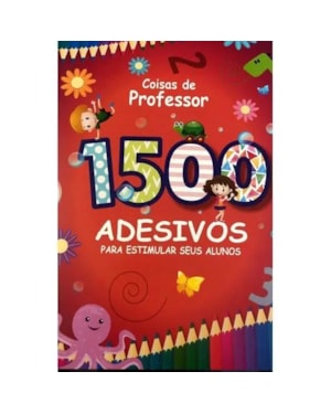 1500 adesivos para estimular os alunos