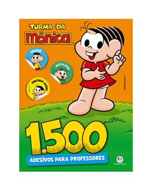 1500 adesivos para professores - Turma da Mônica