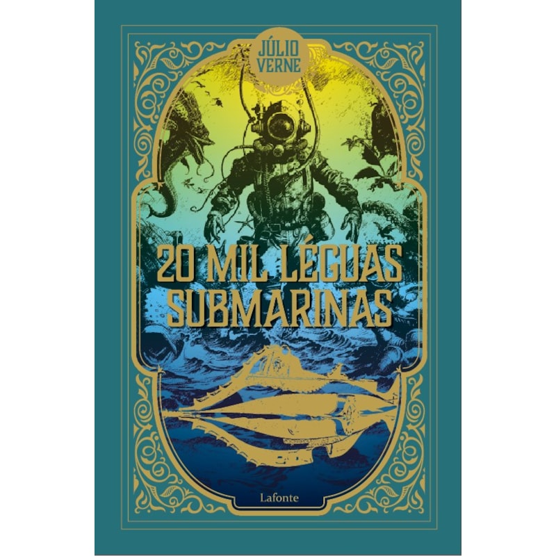 20 MIL LÉGUAS SUBMARINAS - JÚLIO VERNE - CAPA DURA