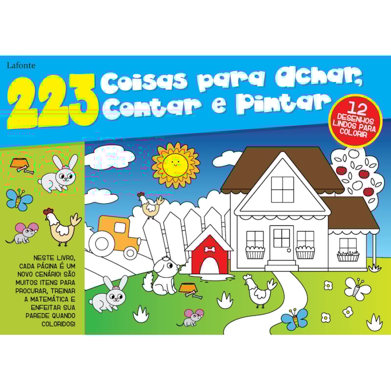 223 COISAS PARA ACHAR, CONTAR E PINTAR