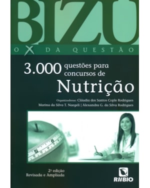 3.000 questões para concursos de nutrição