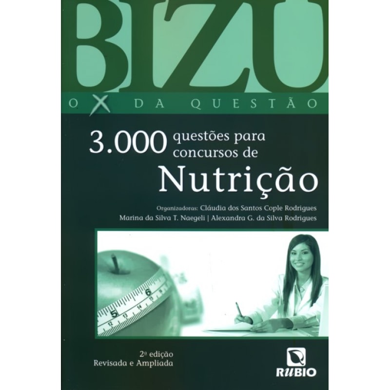 3.000 questões para concursos de nutrição