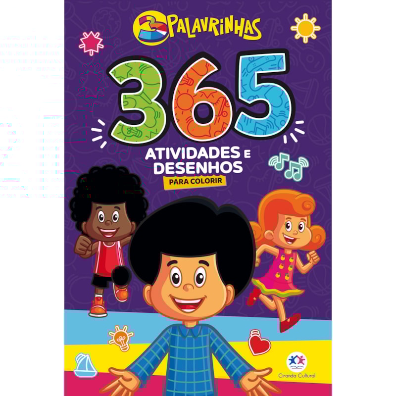 3 PALAVRINHAS - 365 ATIVIDADES E DESENHOS PARA COLORIR