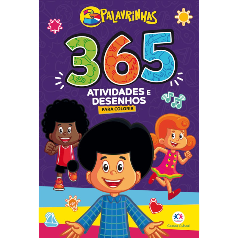 3 PALAVRINHAS - 365 ATIVIDADES E DESENHOS PARA COLORIR