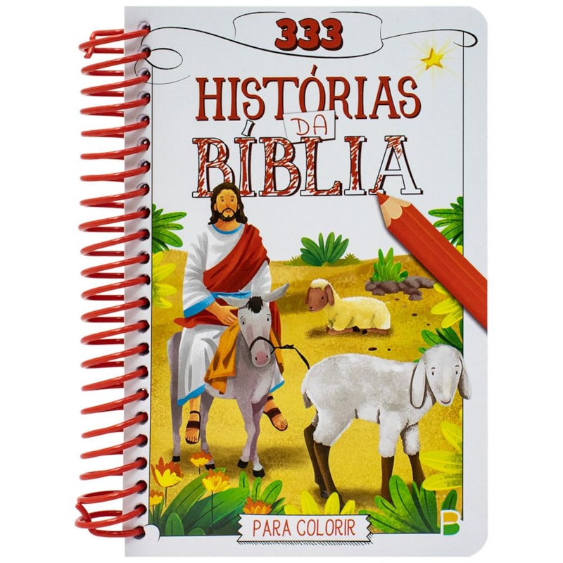 333 HISTÓRIAS DA BÍBLIA PARA COLORIR (ESP)