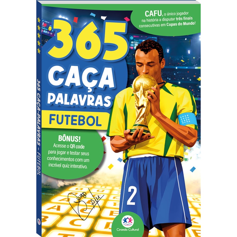 365 CAÇA-PALAVRAS FUTEBOL CAFU