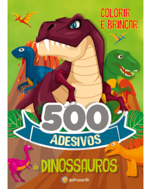 500 adesivos: dinossauros
