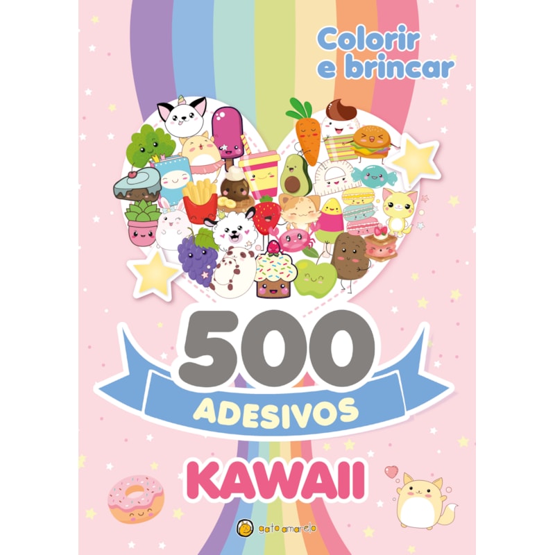 500 ADESIVOS: KAWAII