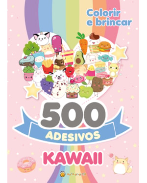 500 adesivos: kawaii