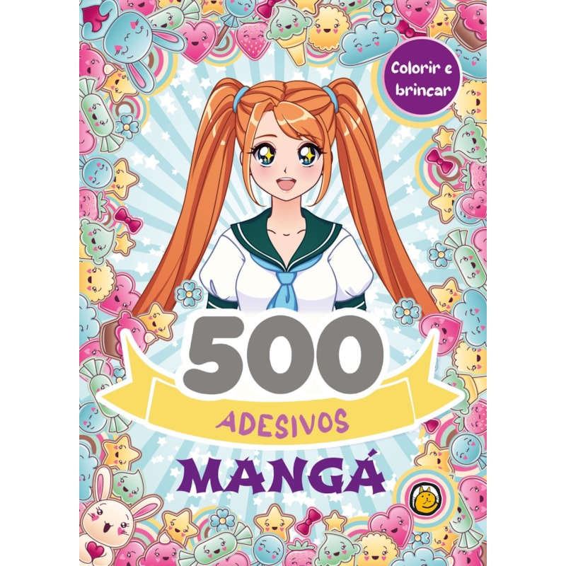 500 adesivos: mangá