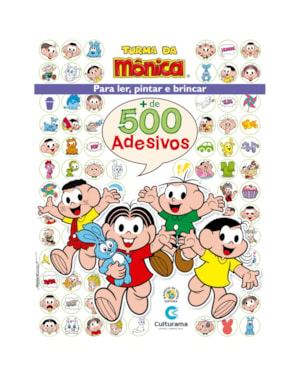 500 ADESIVOS TURMA DA MÔNICA