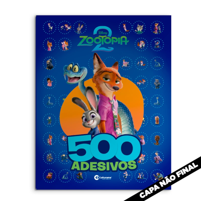 500 ADESIVOS ZOOTOPIA 2
