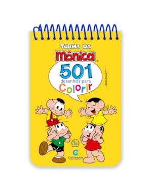 501 DESENHOS PARA COLORIR TURMA DA MÔNICA COM ESPIRAL