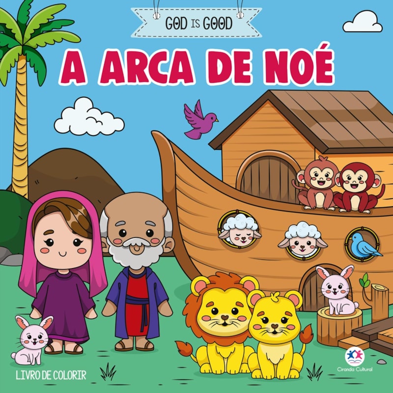 A ARCA DE NOÉ - LIVRO DE COLORIR