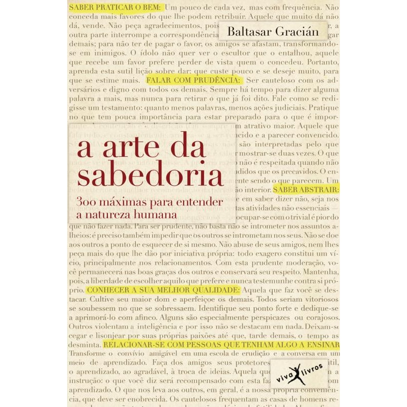 A ARTE DA SABEDORIA (EDIÇÃO DE BOLSO)