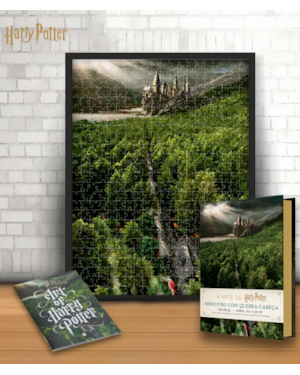 A ARTE DE HARRY POTTER: CAIXA DE LUXO COLECIONÁVEL COM QUEBRA-CABEÇA 500 PEÇAS E MINILIVRO