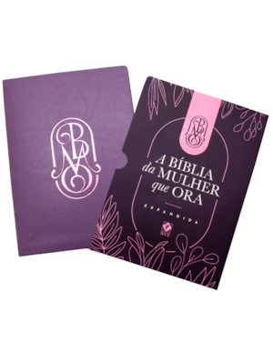 A BÍBLIA DA MULHER QUE ORA - EXPANDIDA (ROXA)