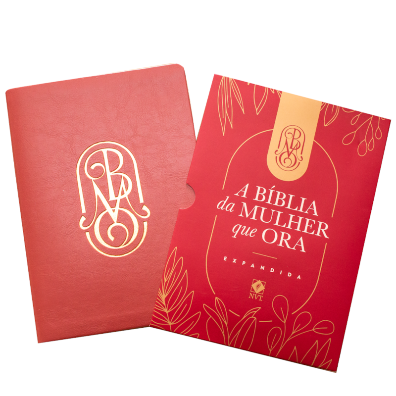 A BÍBLIA DA MULHER QUE ORA NVT, EXPANDIDA, LETRA REGULAR, CAPA LUXO COURO SINTÉTICO VINHO