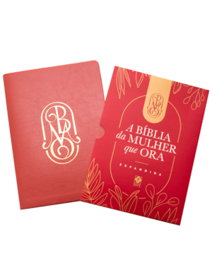 A BÍBLIA DA MULHER QUE ORA NVT, EXPANDIDA, LETRA REGULAR, CAPA LUXO COURO SINTÉTICO VINHO
