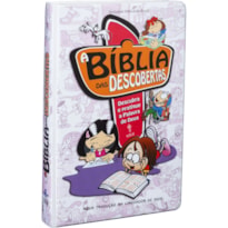 A BÍBLIA DAS DESCOBERTAS NTLH - SBB - CAPA DURA ILUSTRADA PLASTIFICADA, ROSA: NOVA TRADUÇÃO NA LINGUAGEM DE HOJE (NTLH)