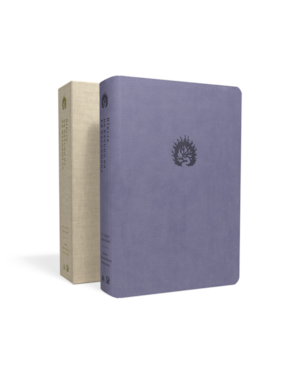 A BÍBLIA DE ESTUDO DA FÉ REFORMADA: CAPA LUXO LAVANDA E ESTOJO