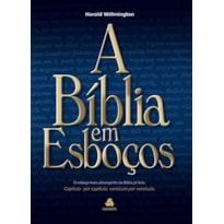 A BÍBLIA EM ESBOÇOS: O ESBOÇO MAIS ABRANGENTE DA BÍBLIA JÁ FEITO. CAPÍTULO POR CAPÍTULO, VERSÍCULO POR VERSÍCULO