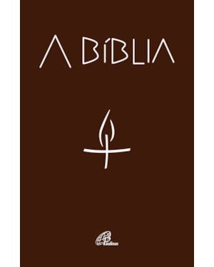 A bíblia - encadernada - marrom