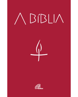 A bíblia - encadernada - vermelha