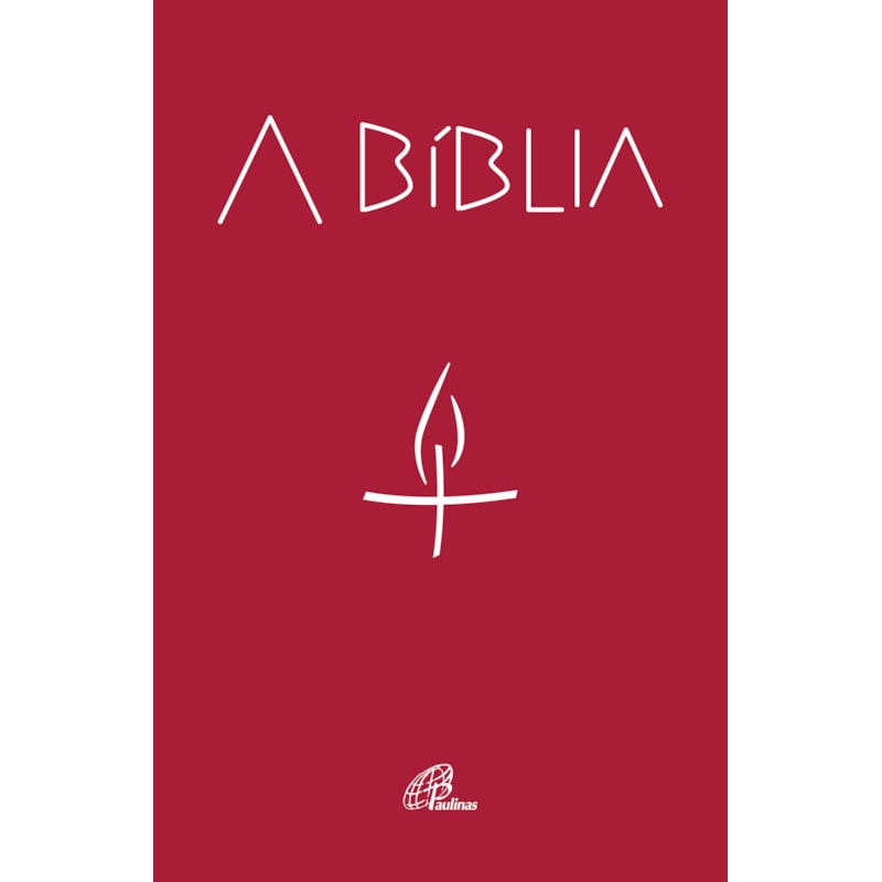 A bíblia - encadernada - vermelha