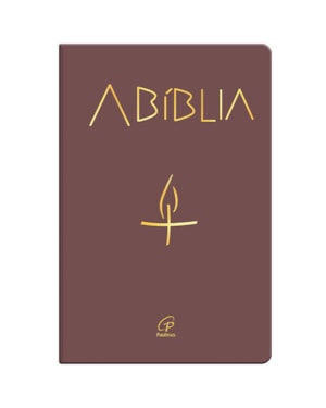 A bíblia - letra grande (capa vinil marrom)