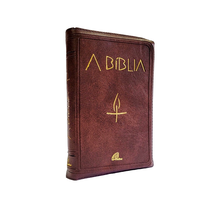 A bíblia - zíper marrom