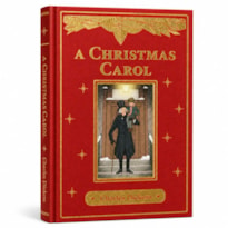 A Christmas Carol - Edição de luxo com capa em tecido e relevo - Livro inglês