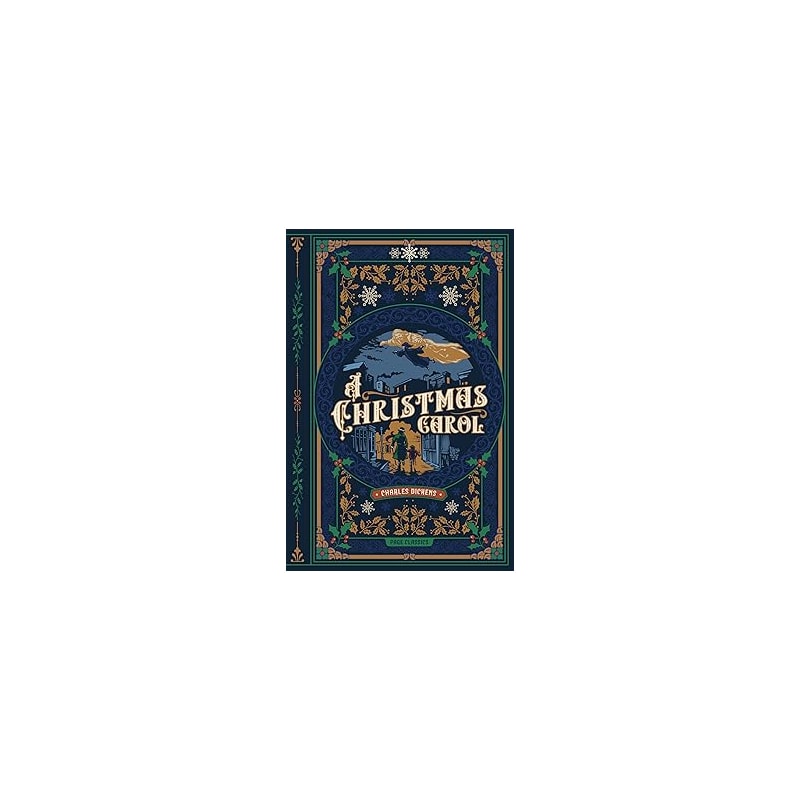 A Christmas Carol - Edição importada em inglês - Capa dura com relevo