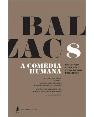 A COMÉDIA HUMANA - VOLUME 8