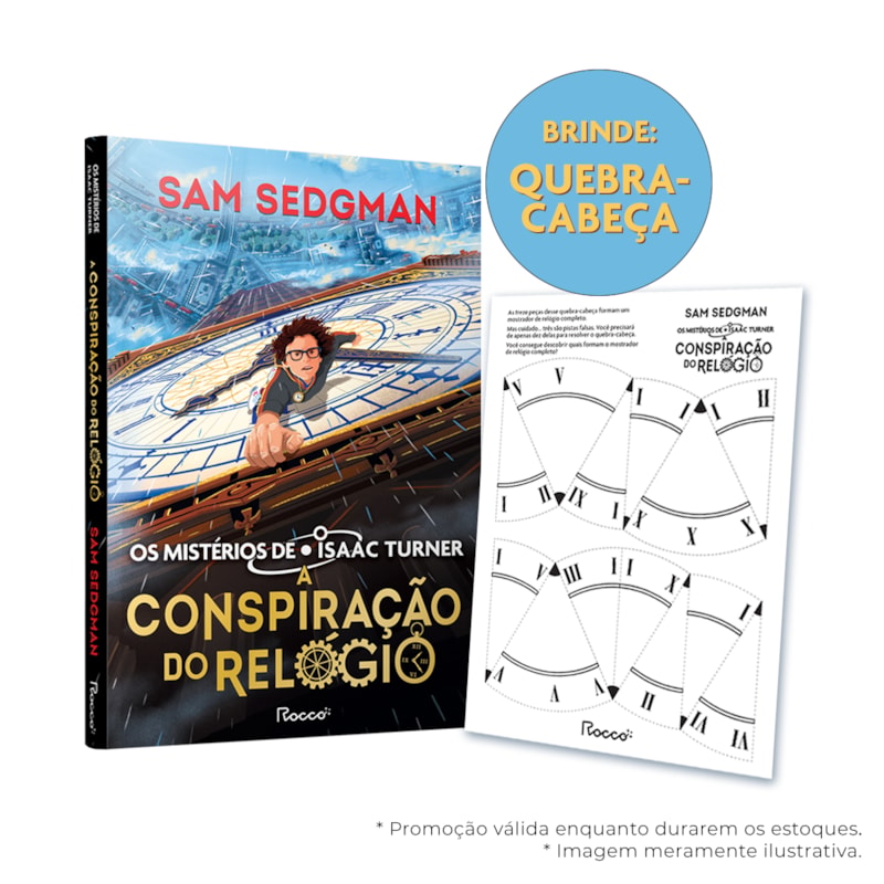 A CONSPIRAÇÃO DO RELÓGIO: ACOMPANHA BRINDE (QUEBRA-CABEÇA) - EDIÇÃO LIMITADA