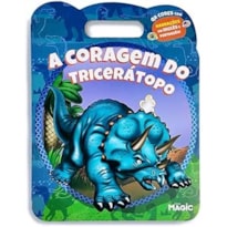 A CORAGEM DO TRICERÁTOPO - TEXTO E NARRAÇÃO EM PORTUGUÊS E INGLÊS