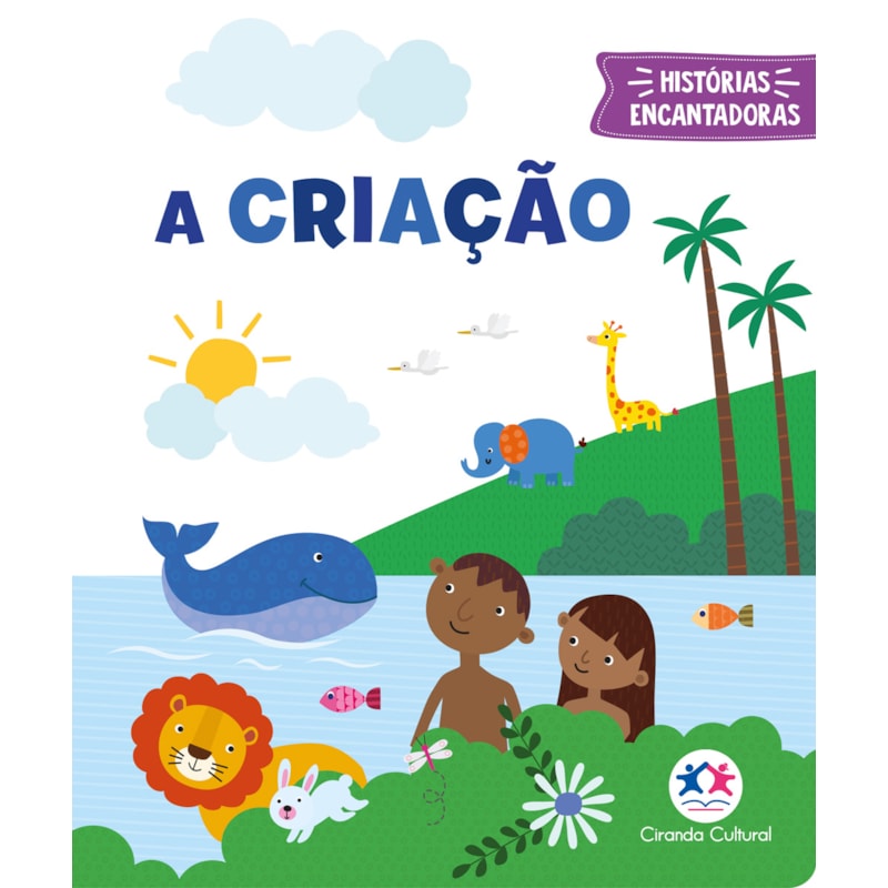 A CRIAÇÃO - LIVRO PEQUENO ALMOFADADO